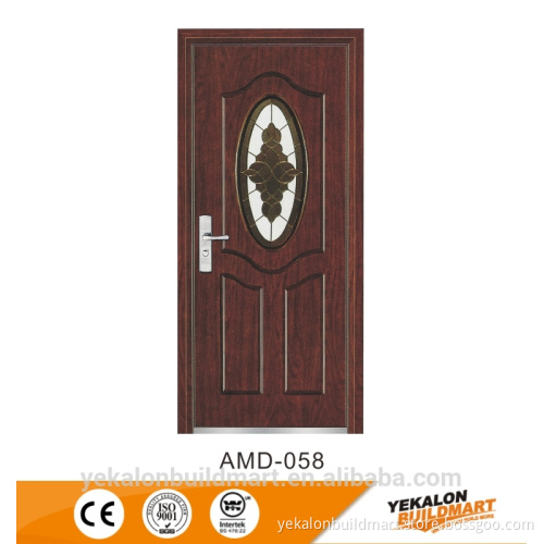 Yekalon AMD-054 melamine finish Armored Main gate steel security door